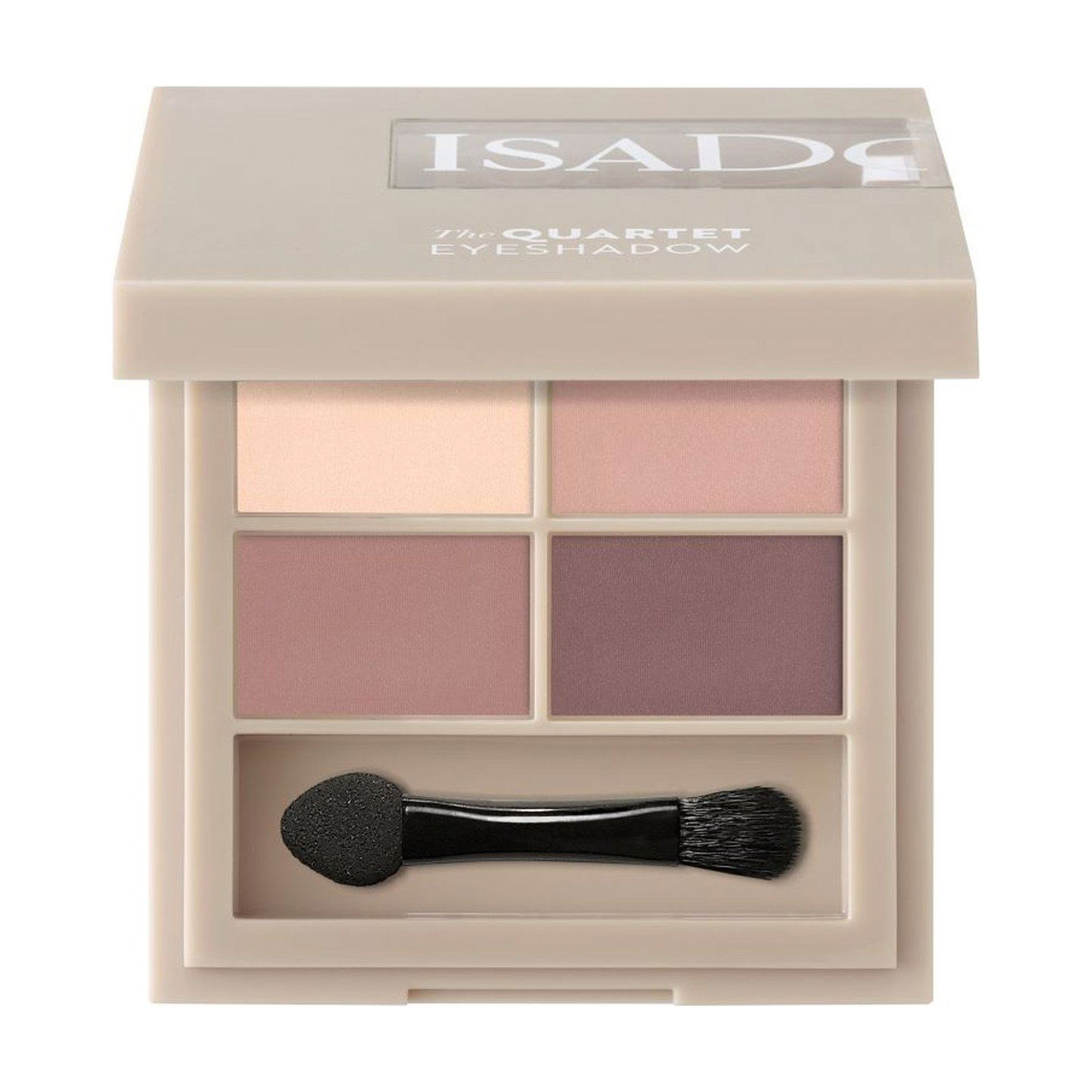 Тіні для очей IsaDora The Quartet Eyeshadow 01 Muddy Nudes, 3.5 г